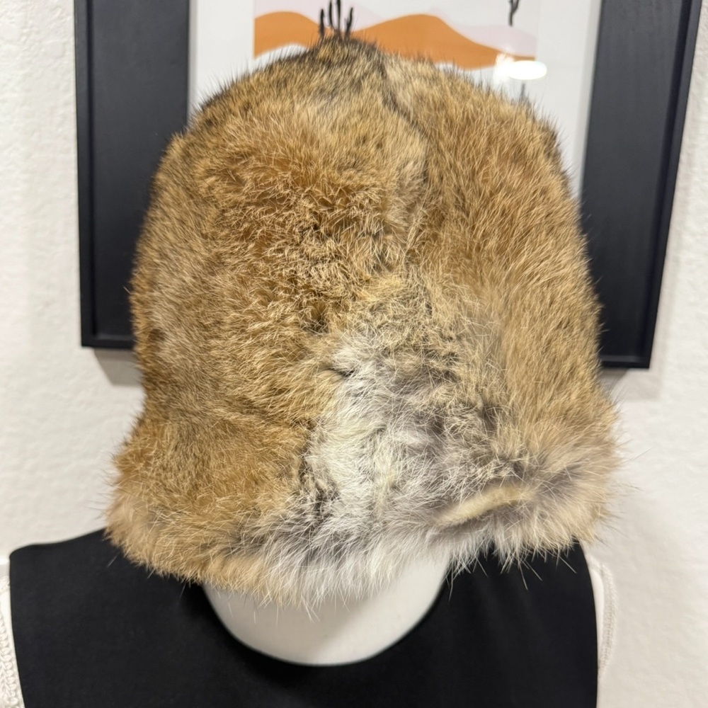 Vintage Rabbit Fur Cossack Hat